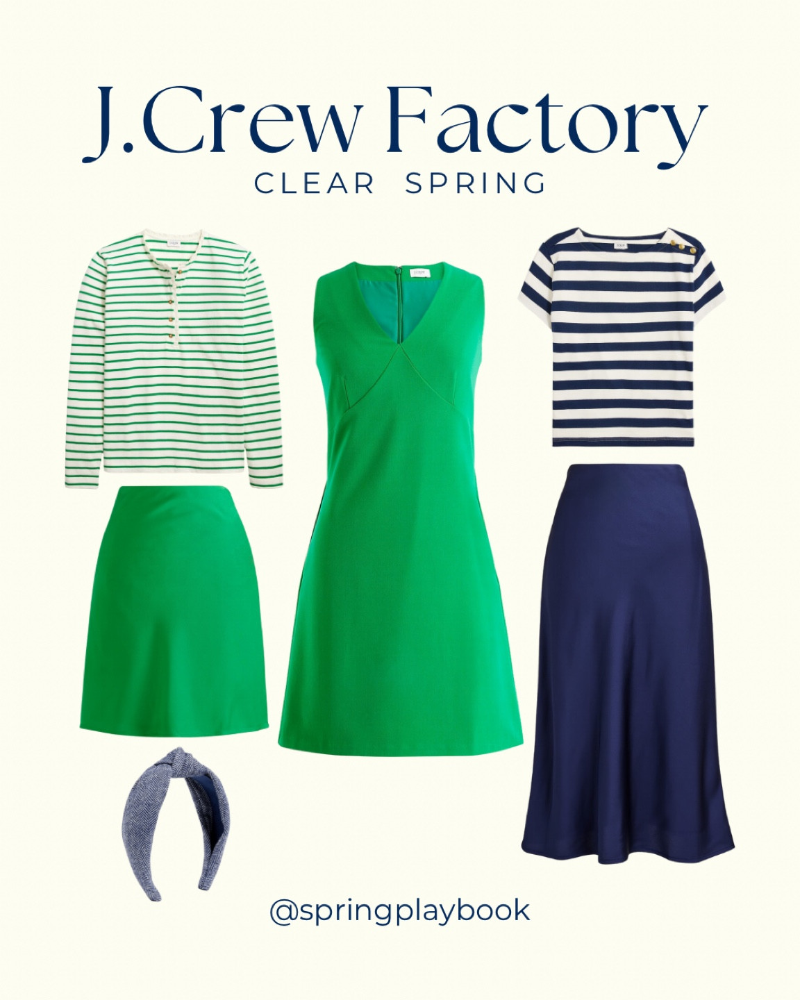 Transition into fall with these new arrivals from J.Crew Factory! 

I love this navy and green for Bright & Clear Springs. 

#createdcolorful #createdcolorfulspring #hocspring #tcispring #pcaspring #lightspring #warmspring #truespring #brightspring #clearspring #paintboxspring #bluespring

#LTKSaleAlert #LTKWorkwear #LTKFindsUnder50