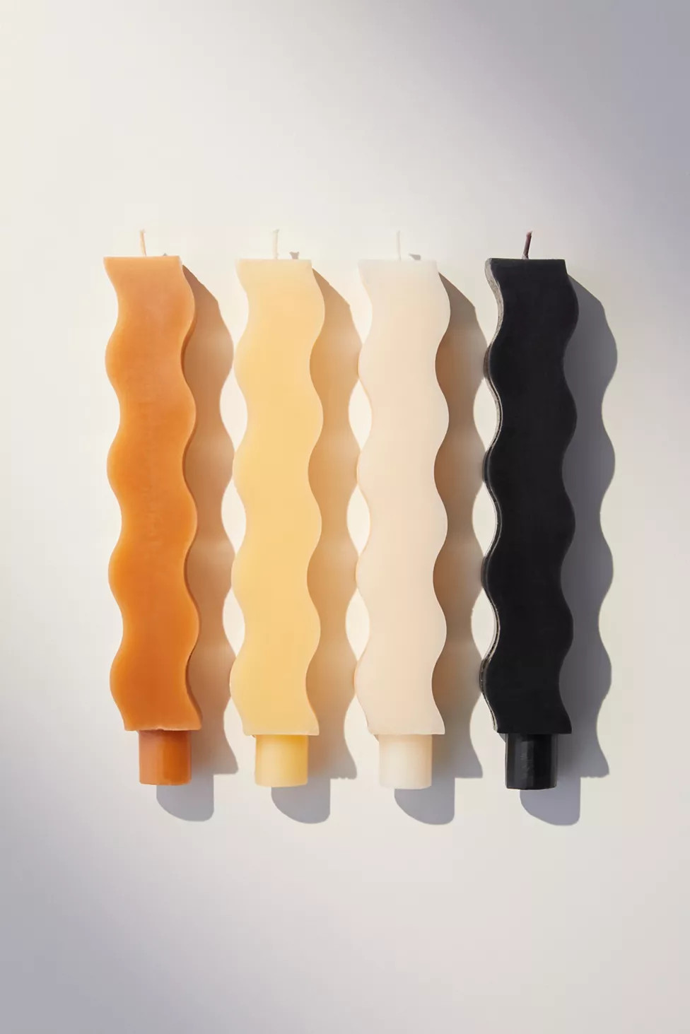 Wave Taper Candle - Set Of 4 | Urban Outfitters (US and RoW)
