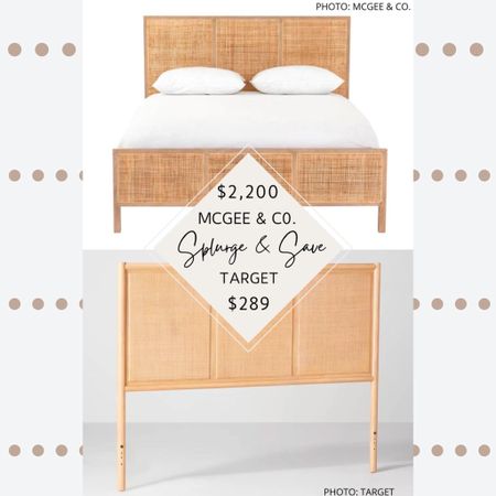 🚨New Find🚨 The McGee and Co. Geddes Bed is a cane paneled bed that features a black, natural, or brown cane headboard and footboard, is made from mango wood, and has a streamlined, coastal design. 

I found cane panel beds and headboards at West Elm, Target, and Wayfair. Many of them are available in multiple colours (black, brown, natural, and white), and they all feature a coastal, organic design. 

Note that for the Save, you’ll need a basic bed frame, which I’ve also linked to here (from Target🎯)  

#bed #bedroom #newbed #cane #canebed #mcgeeandco #studiomcgee #queen #king #twin #double #worldmarket #lookforless. Studio mcgee dupes. McGee and Co dupes. Looks for less. Copycat. Studio McGee bedroom. McGee and co bedroom. Cane bed. Cane panel bed. Affordable beds. Work market beds. Boho beds. Coastal beds. Coastal style. Coastal furniture. Modern traditional. Transitional home decor. Coastal bedroom. Modern traditional bedroom. Transitional bedroom. #westelm west elm dupe. West elm bed dupe. West elm style. West elm bedroom. McGee and co Geddes bed dupe. Studio McGee geddes bed dupe. West elm ida woven bed dupe. West elm dupes. West elm bed. #target target finds. #targetfind

#LTKFind #LTKstyletip #LTKhome