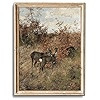 uniro Cute Ghost Decor Halloween Wall Art Prints, Vintage Ghost Family in Dark Forest Pictures fo... | Amazon (US)