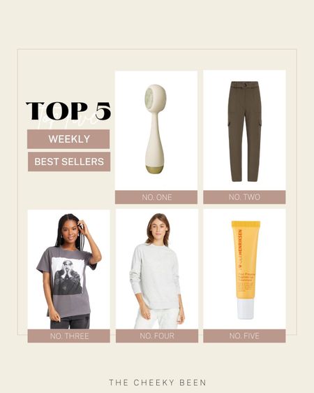 Weekly top 5! I love the PMD Clean Pro Jade, the perfect tool to enhance your skincare routine! Cute high waisted cargo pants from Express perfect for summer and Tupac graphic tee from Target! Cozy fleece sweatshirt perfect for lounge wear or a cool spring morning. Don't miss this Ole Henriksen lip treatment for the ultimate soft pout! 

#LTKstyletip #LTKSeasonal #LTKFind