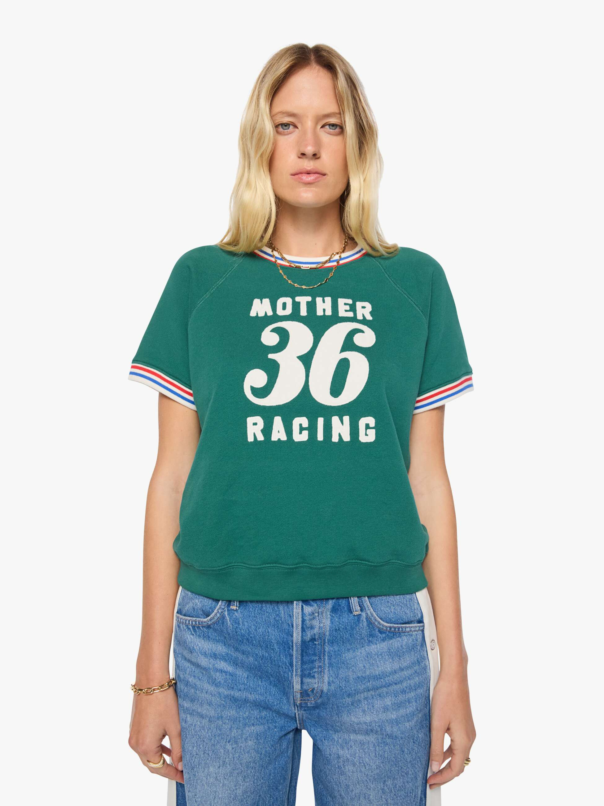 The Short Sleeve Sport Concert - MOTHER Racing | Mother Denim