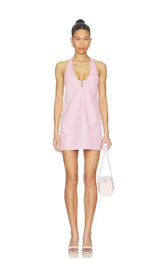 Sidney Halter Mini Dress in Petal | Revolve Clothing (Global)