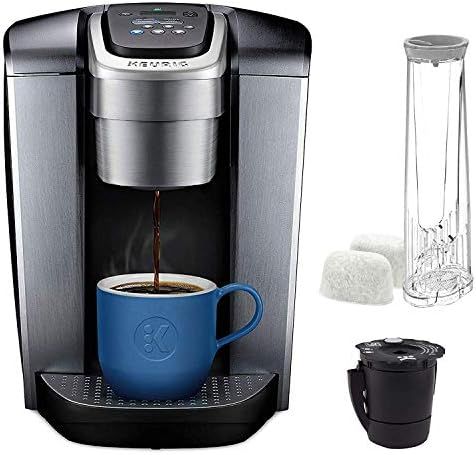 Keurig K-Elite Single-Serve K-Cup Pod Coffee Maker, Brushed Slate, 12 oz. Brew Size | Amazon (US)