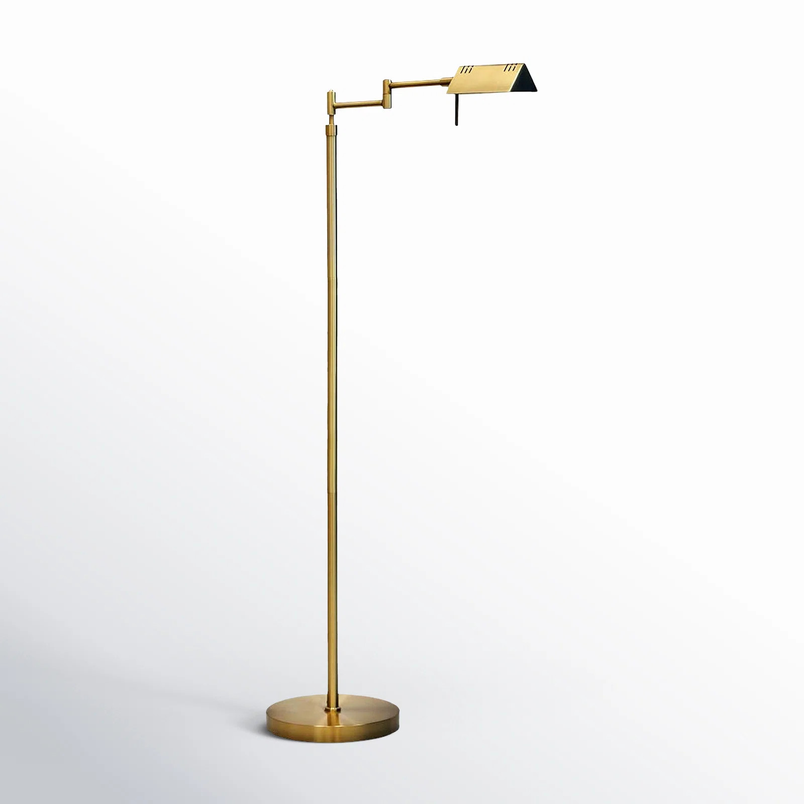 Urick 55" Dimmable LED Pharmacy Floor Lamp, 12W LED, Full Range Dimming, 360 Degree Swing Arms, A... | Joss & Main