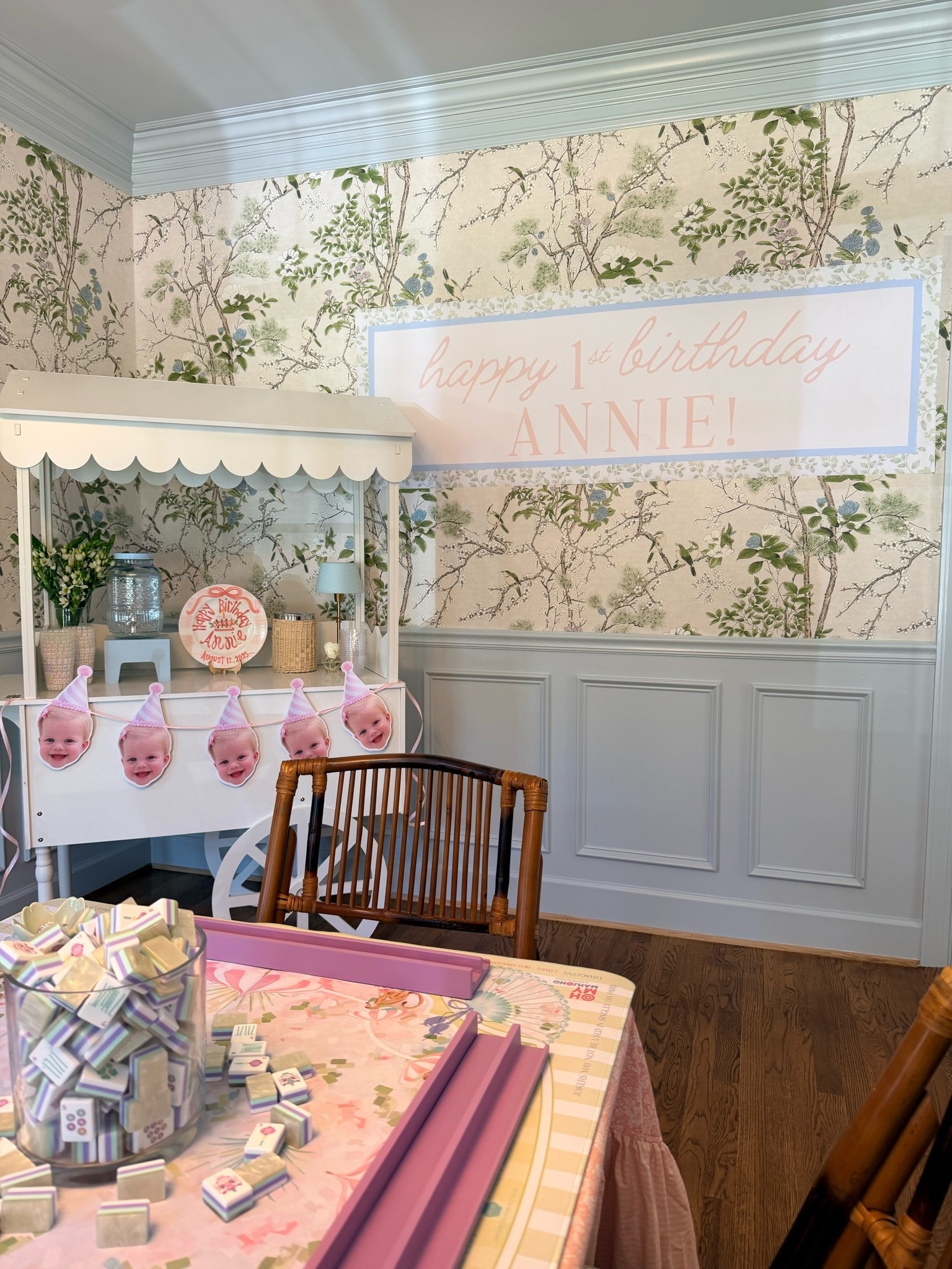 BAM Annie is one! Mingle, Cake & Mahj 🥳🎂🀄️! The sweetest mahjong theme first birthday for my baby! 

Wall sign is from Walgreens! 

#Mahjong #FirstBirthday #MahjongParty #TheSouthernSource

#LTKdayinmylife #LTKBaby #LTKstorytime