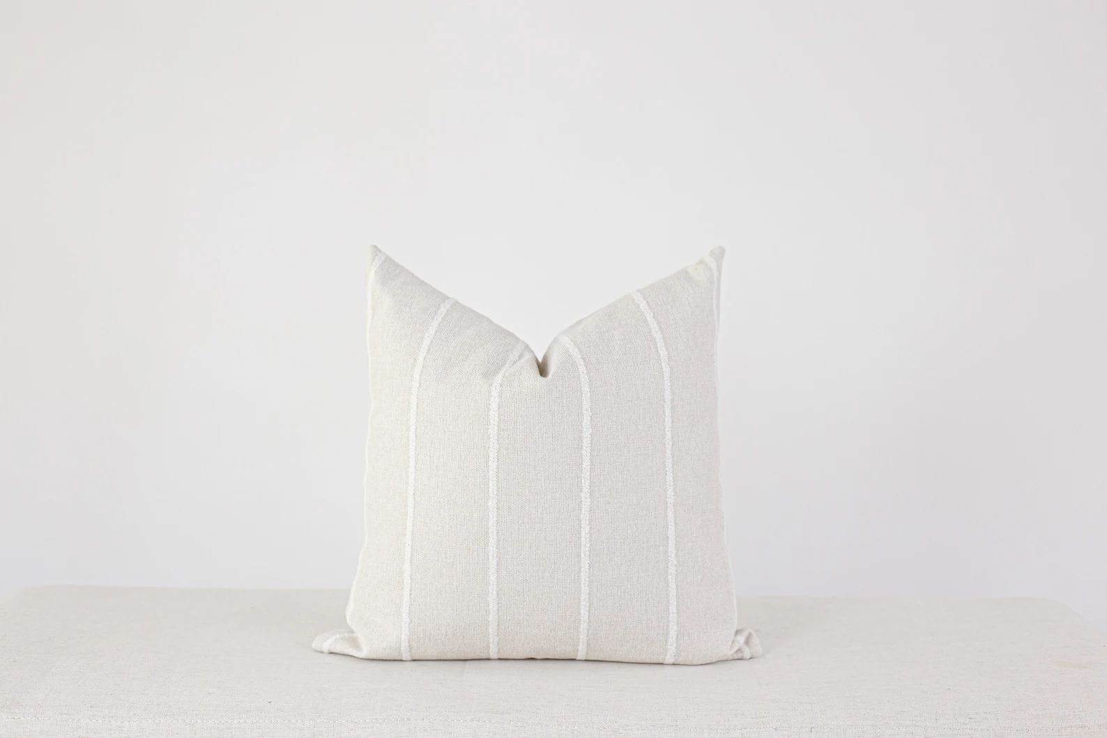 White Pillow Cover, 20x20 Pillow Cover, Cream Pillow Cover, White Throw Pillow, White Textured Pi... | Etsy (US)