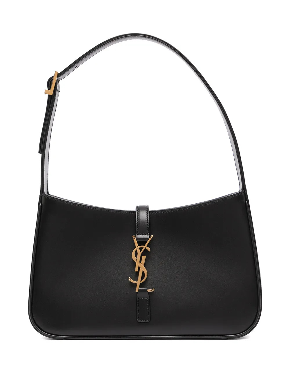 Saint Laurent 5A7 logo-plaque Shoulder Bag - Farfetch | Farfetch Global