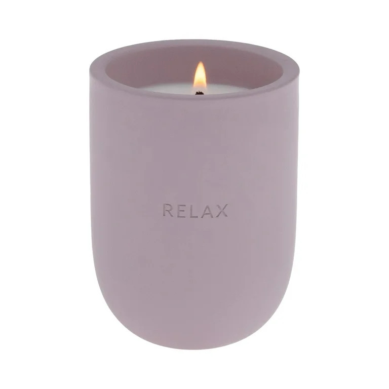 Allswell Relax Scented Lavender, Jasmine & Chamomile Ceramic Jar Candle, 10 oz | Walmart (US)
