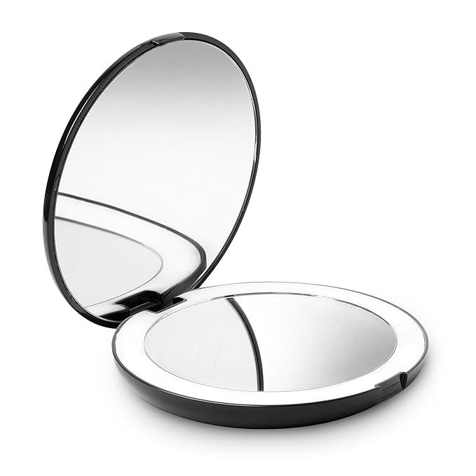 Fancii LED Lighted Travel Makeup Mirror, 1x/10x Magnification - Daylight LED, Compact, Portable, ... | Amazon (US)