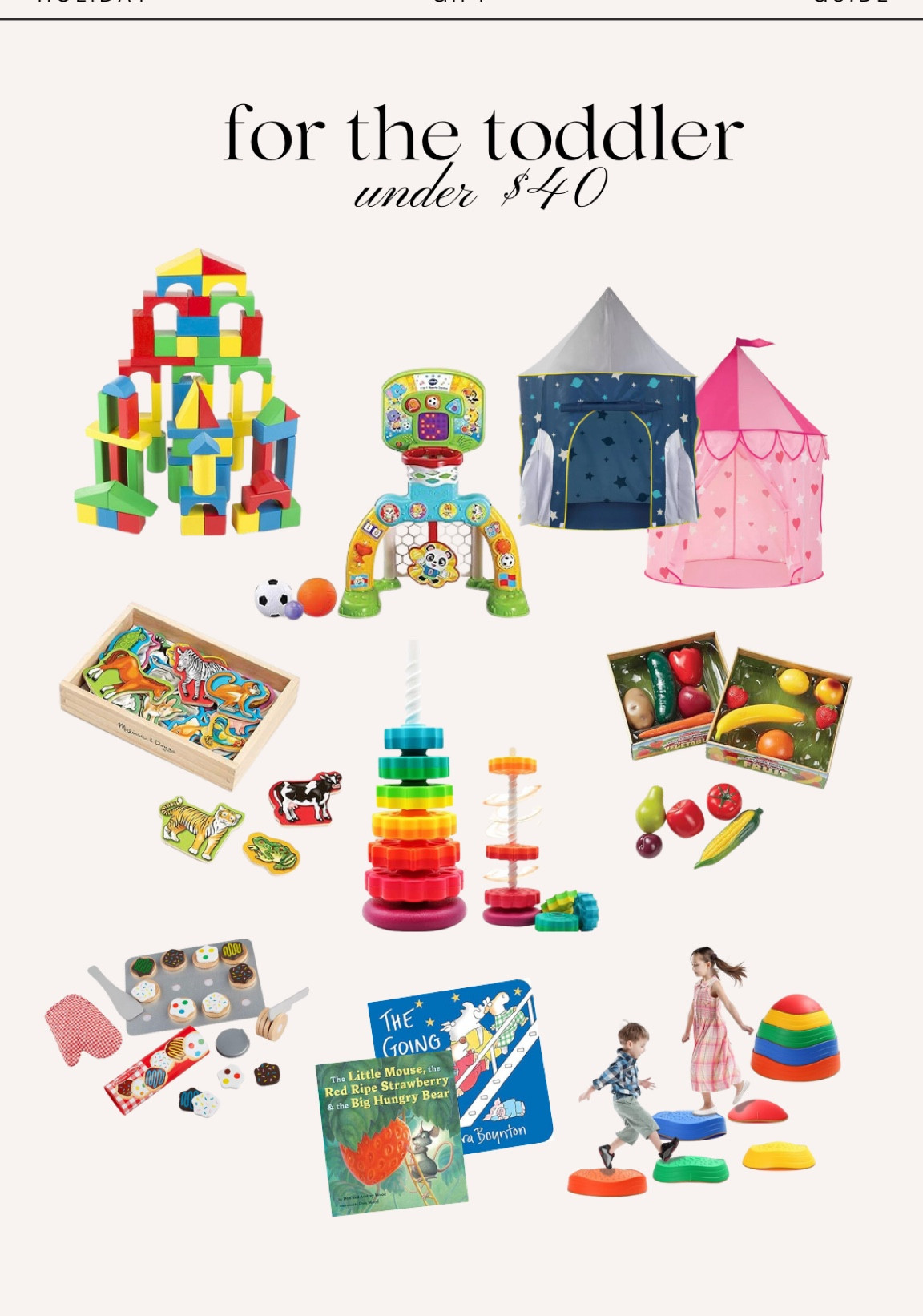 This Toddler Gift Guide includes toys that will grow with your little one! Everything is under $40. 

#LTKGiftGuide #LTKHoliday #LTKkids