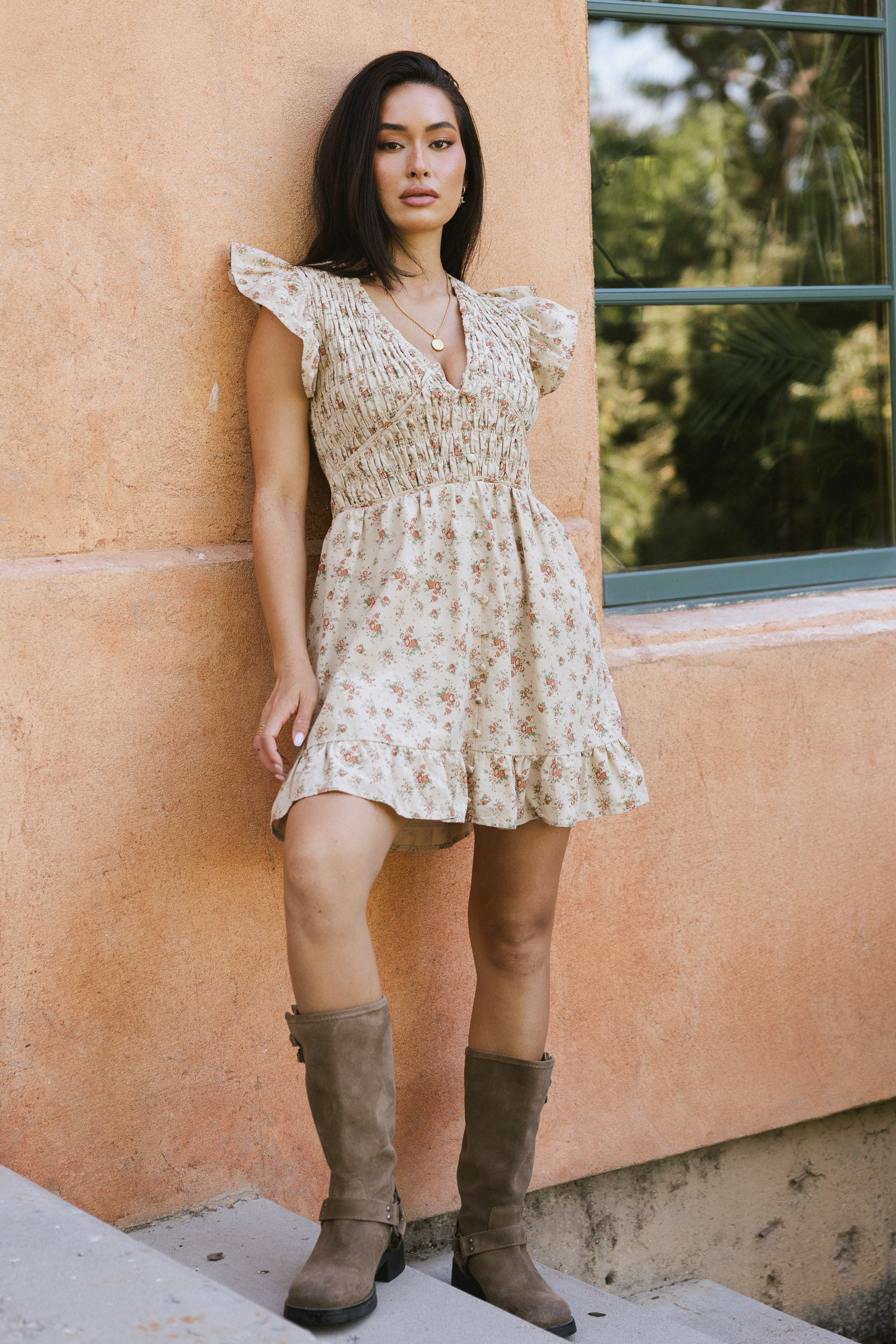 Kayce Floral Mini Dress - FINAL SALE | Böhme US