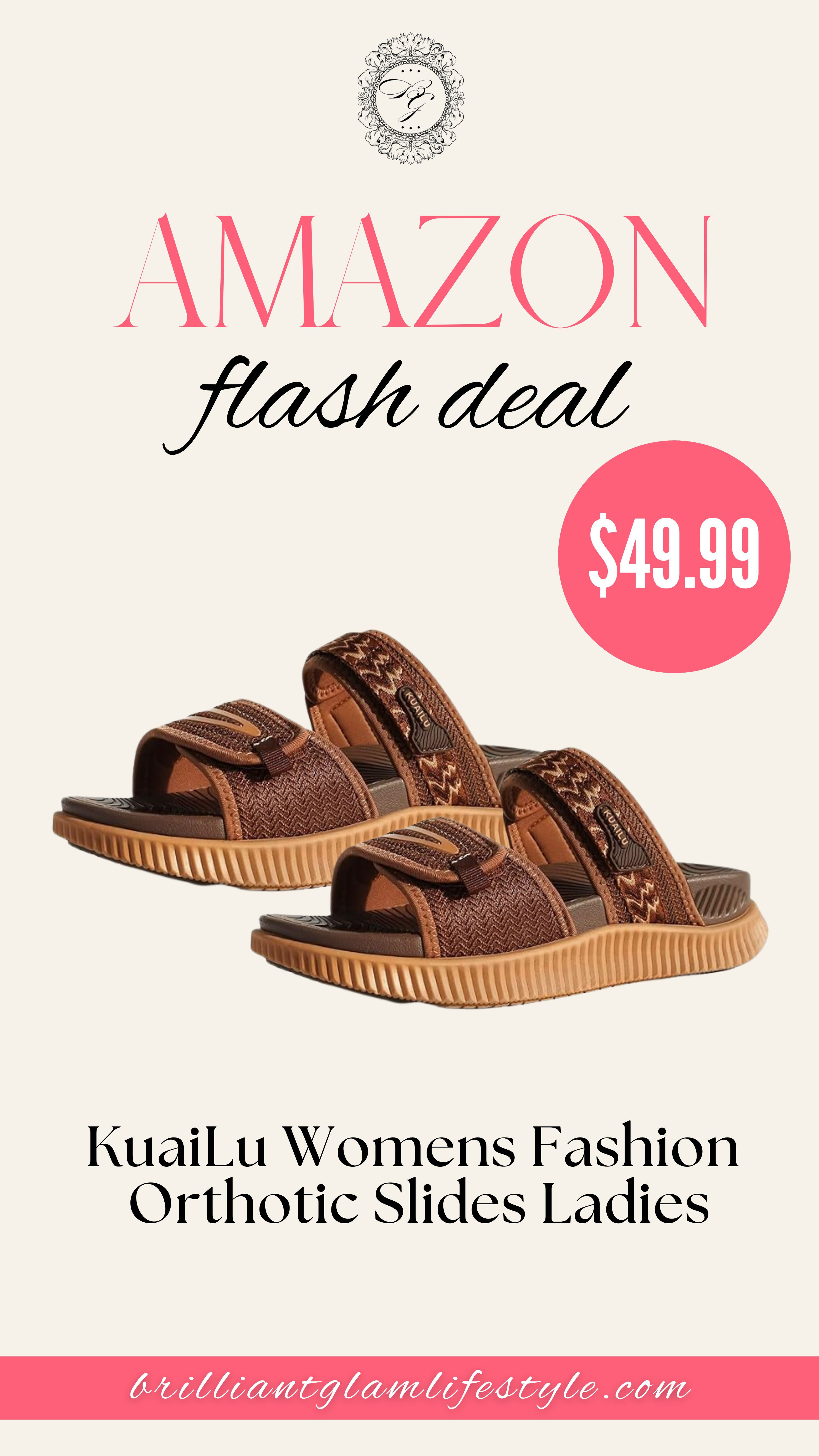 👡✨ Style Meets Support ✨👡

Give your feet the comfort they deserve with KuaiLu Women's Fashion Orthotic Slides. Designed with supportive cushioning and a modern, easy-to-style look, these slides are perfect for everyday wear, whether you're relaxing at home, running errands, or enjoying a day out in comfort.

#KuaiLu #OrthoticSlides #WomensFashion #ComfortFootwear #EverydayStyle #SupportiveComfort #SlideSandals #AmazonFashion #StepInStyle #CasualChic 

 #LTKU #LTKSaleAlert