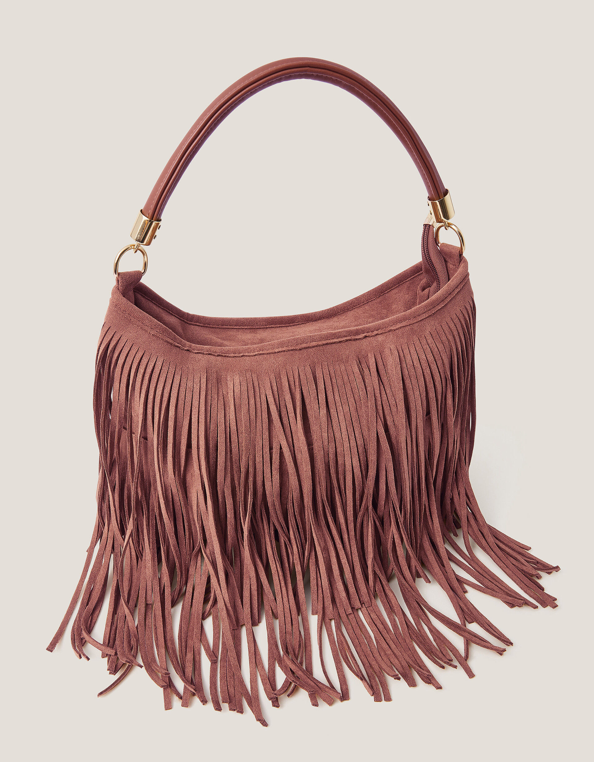 Fay Suedette Fringe Bag | Monsoon (UK)