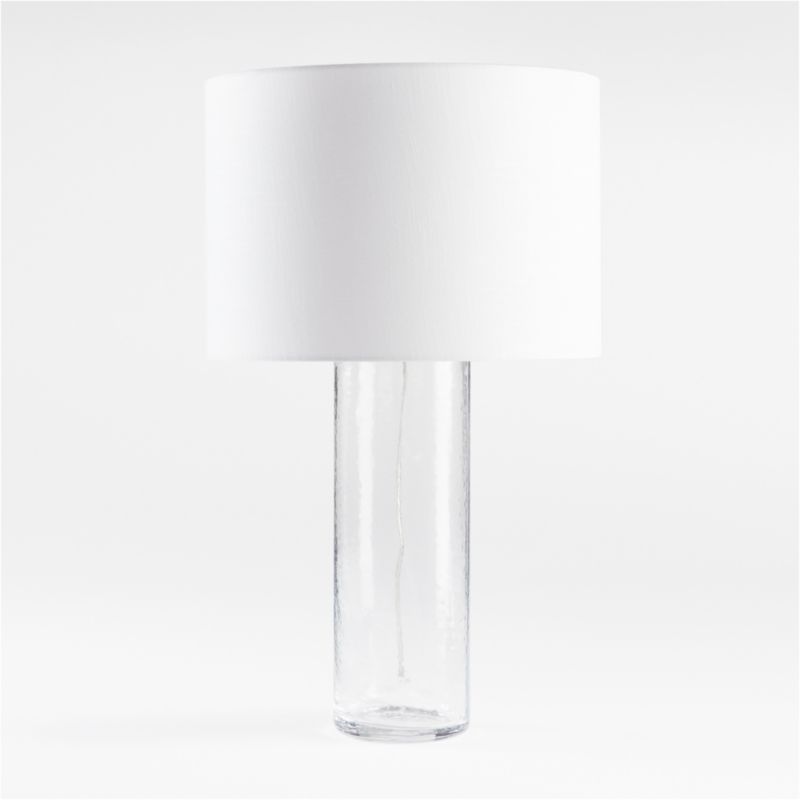 Sirocco Ripple Glass Table Lamp + Reviews | Crate & Barrel | Crate & Barrel