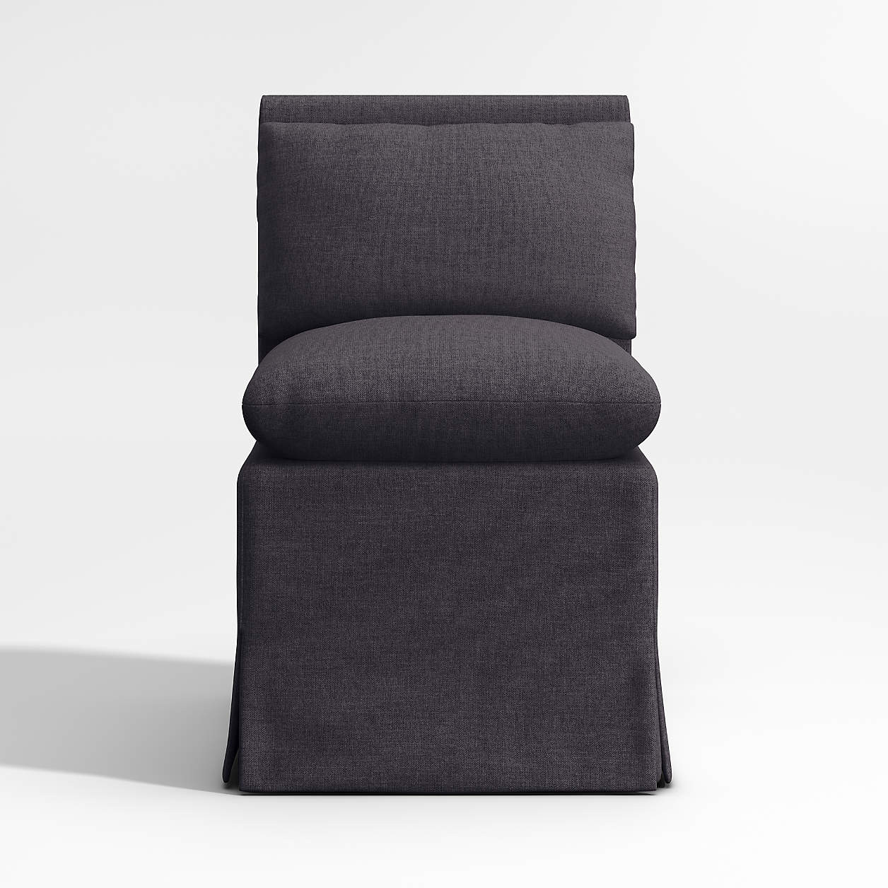 Belmar Ivory Upholstered Dining Side Chair + Reviews | Crate & Barrel | Crate & Barrel