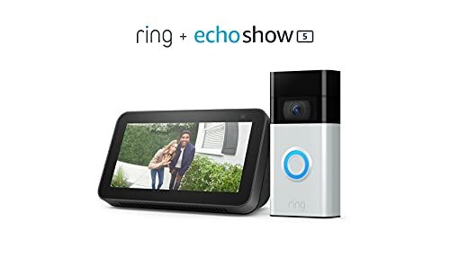 Ring Video Doorbell (Satin Nickel) bundle with Echo Show 5 (2nd Gen) | Amazon (US)