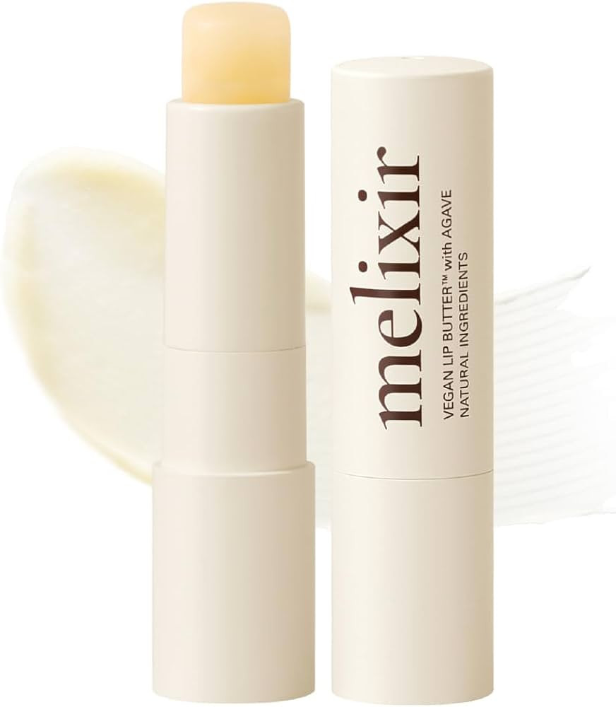 Melixir Vegan Lip Butter (12 Colors), Hydrating Lip Balm Stick, Bee-Free, Petrolatum-Free, Plant-... | Amazon (US)