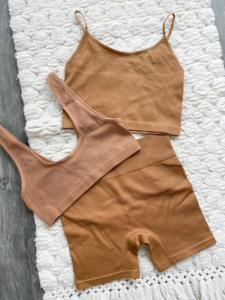 One of last weeks top sellers!!!

The best spring uniform. This matching set is perfect for light gym sessions, coffee runs or errands. Comes in multiple color options. 
(Exact bralette was last years version, but linking another cute option I just purchased.)
Small in shorts
Med in both tops because larger chest area.

Athleisure Outfit • Spring Style • Travel Outfit • Easter Gift Idea • Lounge Wear • Biker Shorts • Matching Set • Ribbed Crop Tank • Cropped Hoodie

#matchingset #bikershorts #loungewear #fitstyle #giftidea

#LTKfit #LTKstyletip #LTKFestival