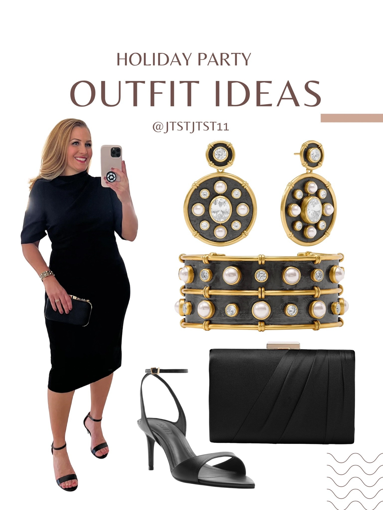 🖤BLACK MIDI DRESS: #ad With all of the holiday parties coming up October through December, here’s a versatile black midi dress that you can wear multiple times. @Maggy London #maggylondon

🖤You can even wear it into the office. Love the cut. It’s super flattering.

🖤Wearing a size 12. Fits true by size. There’s stretch in the fabric and it zips up the back.

🖤Use PROMO Code: PICKEDBYML15 on your next order!

#LTKWorkwear #LTKWedding #LTKSeasonal
