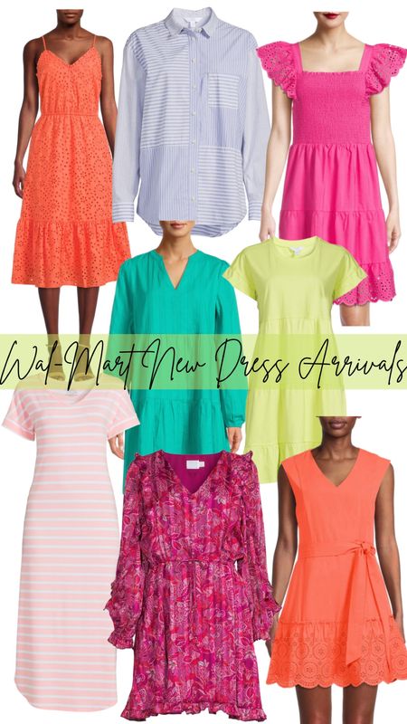 New colorful spring dresses from Wal- Mart! (Except for the one shirt I added 😂) 

Spring dresses, colorful dresses, eyelet, pink, orange, blue and white

#LTKFind #LTKSeasonal #LTKunder50