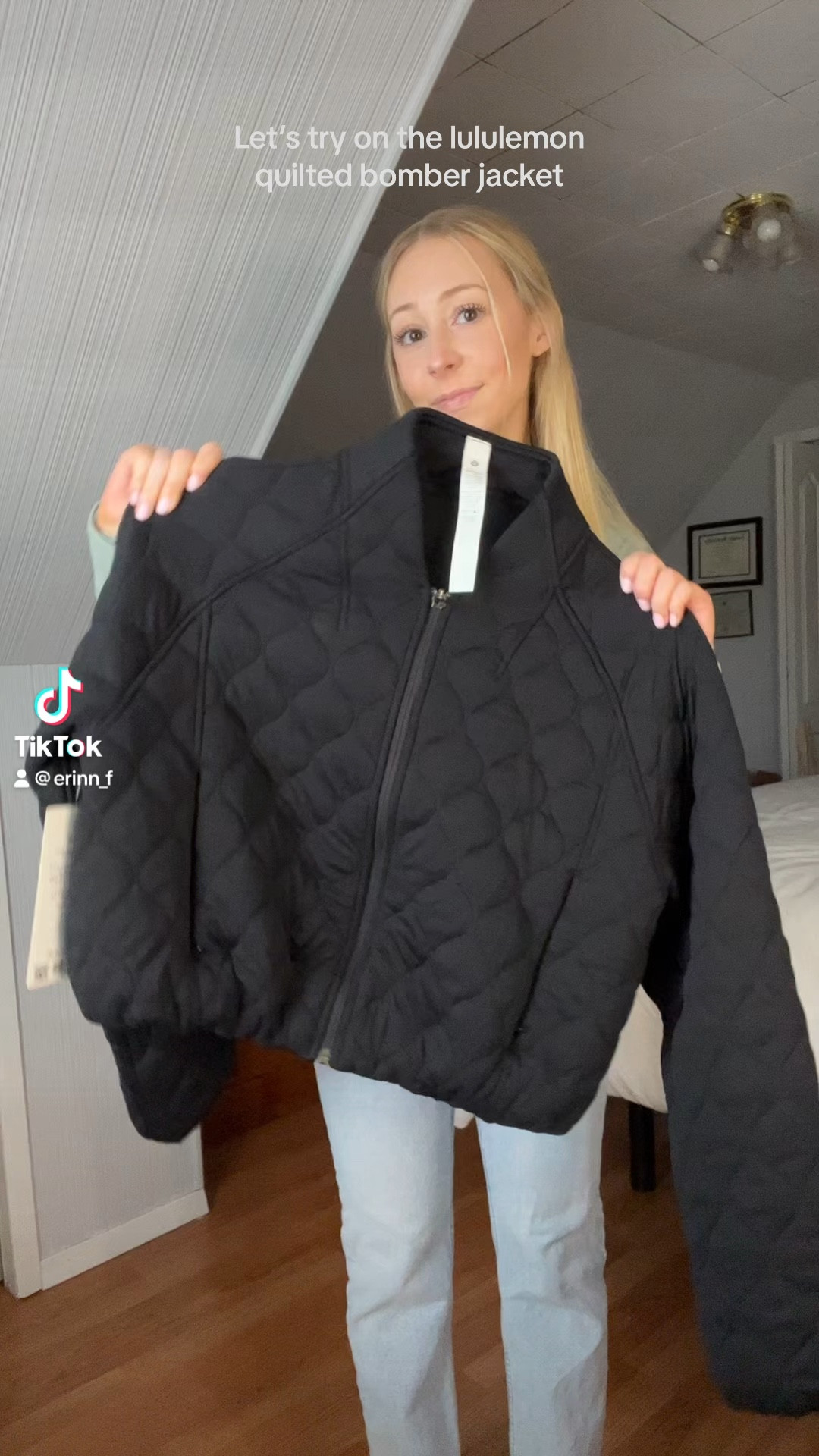 Quilted Bomber Jacket curated on LTK