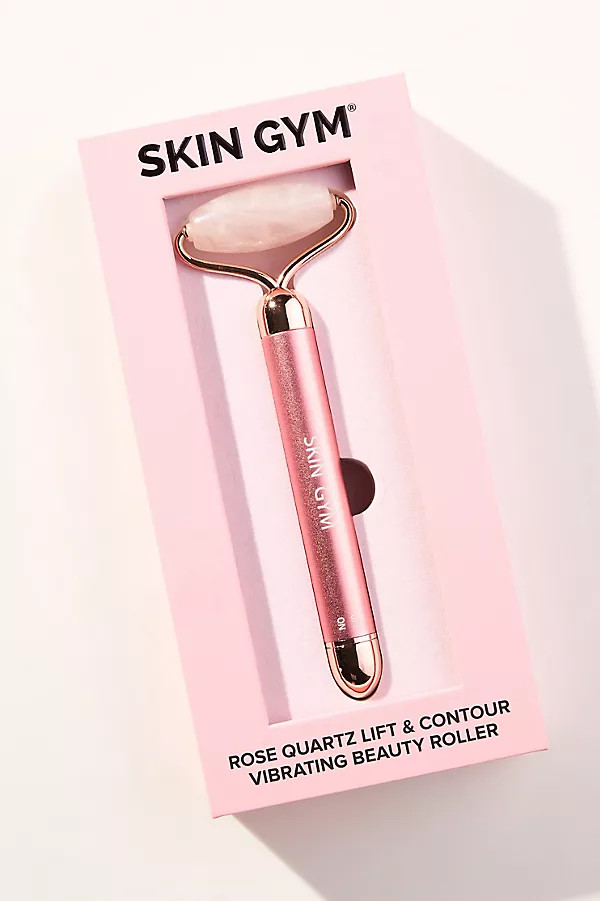 Rose Quartz Lift & Contour Vibrating Beauty Roller | Anthropologie (US)