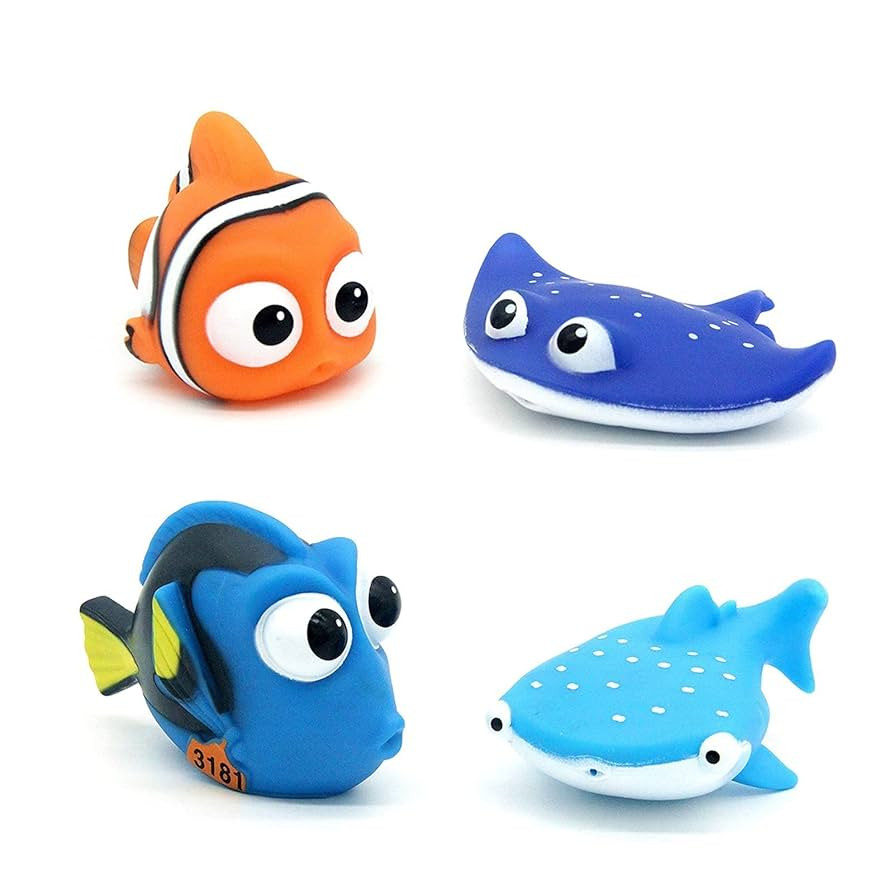 Kid Shower Toy Baby Bath Squirt Toys,Shark Bathtub Water Toys,4pcs Toddlers Infant Swimming Pool ... | Amazon (US)