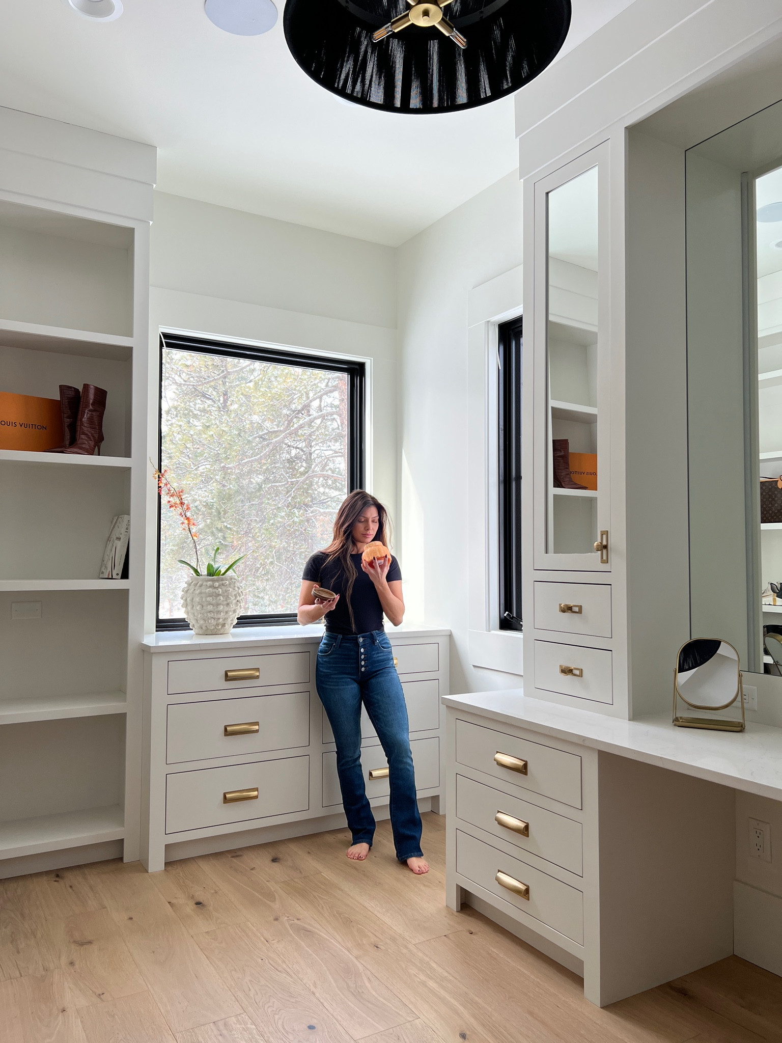 These jeans are amazing. I tried on literally 30 pairs and then found these! They run large. I am a size 00 and definitely would never be. I’m usually a size 4. Then this top im an XS. 

#LTKFind #LTKstyletip #LTKhome