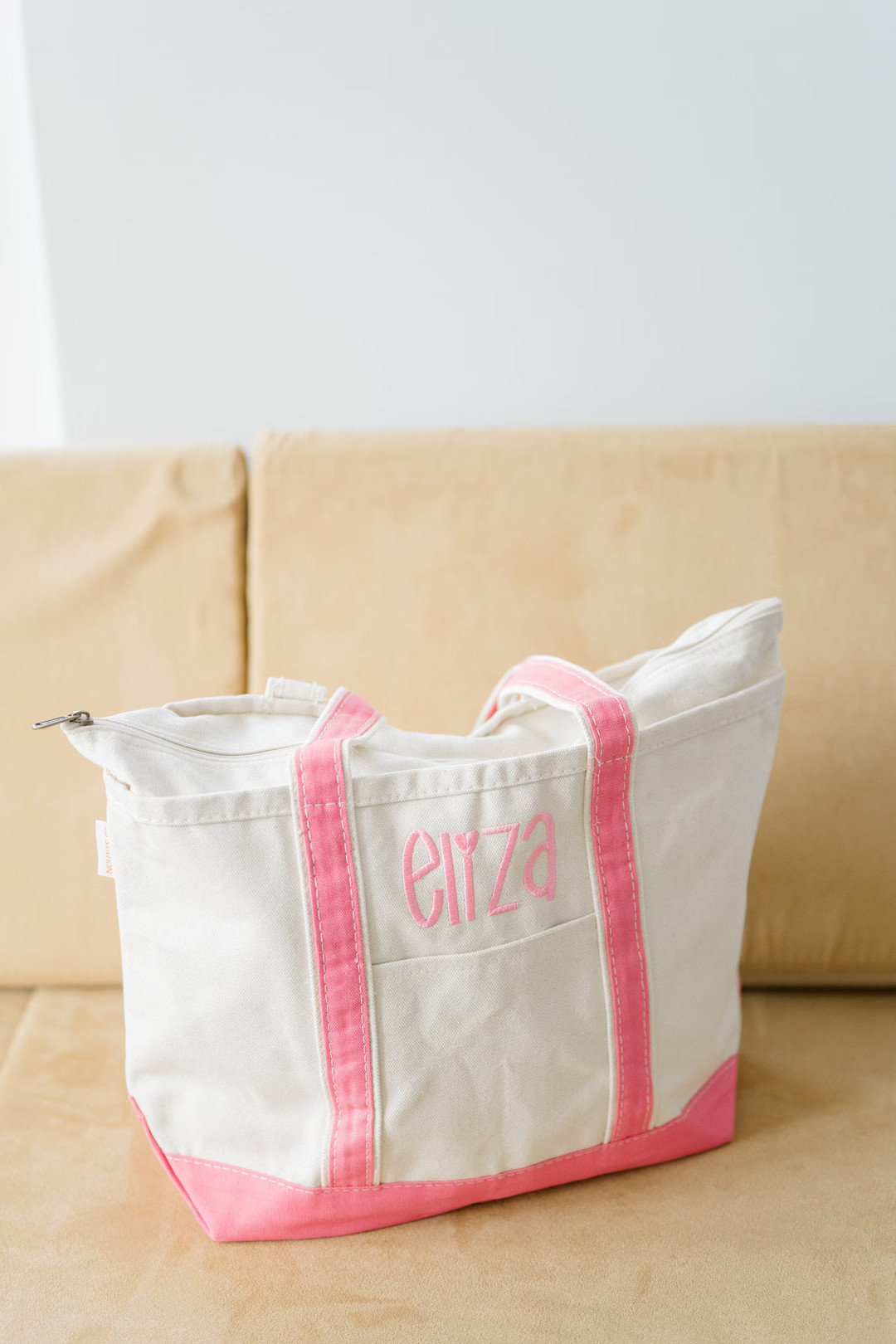 Personalized Boat Bag | Canvas Tote Bag | Day Care School Tote Bag | Embroidered Boat Bag | Beach... | Etsy (US)