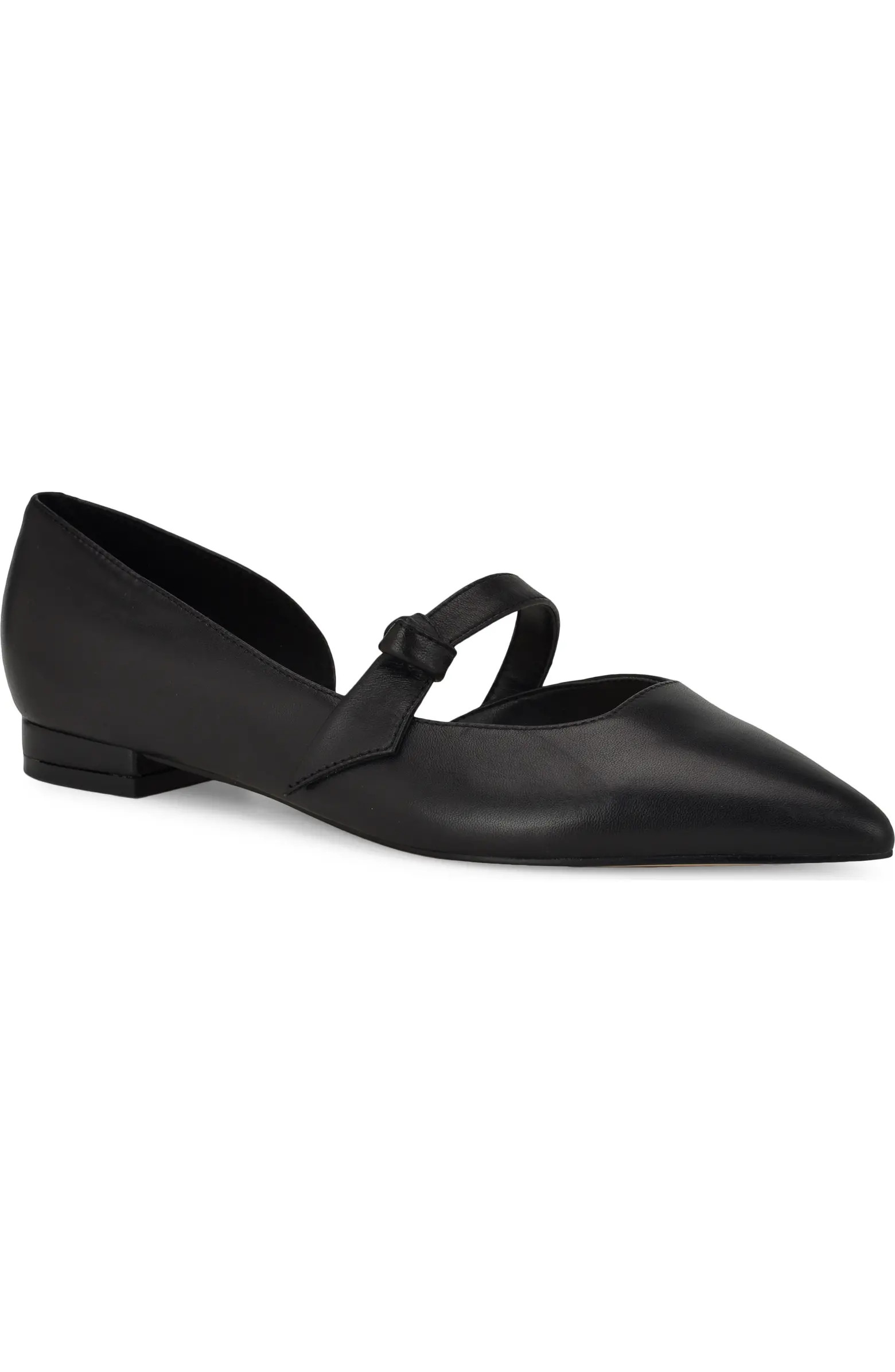 Luso Mary Jane Half D'Orsay Pointed Toe Flat (Women) | Nordstrom