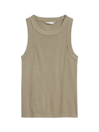 Fitted Ribbed Tank | Banana Republic (US)