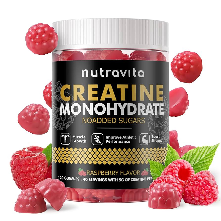 Creatine Monohydrate Gummies for Men & Women-5g of Creatine Monohydrate per Serving - Sugar Free,... | Amazon (US)