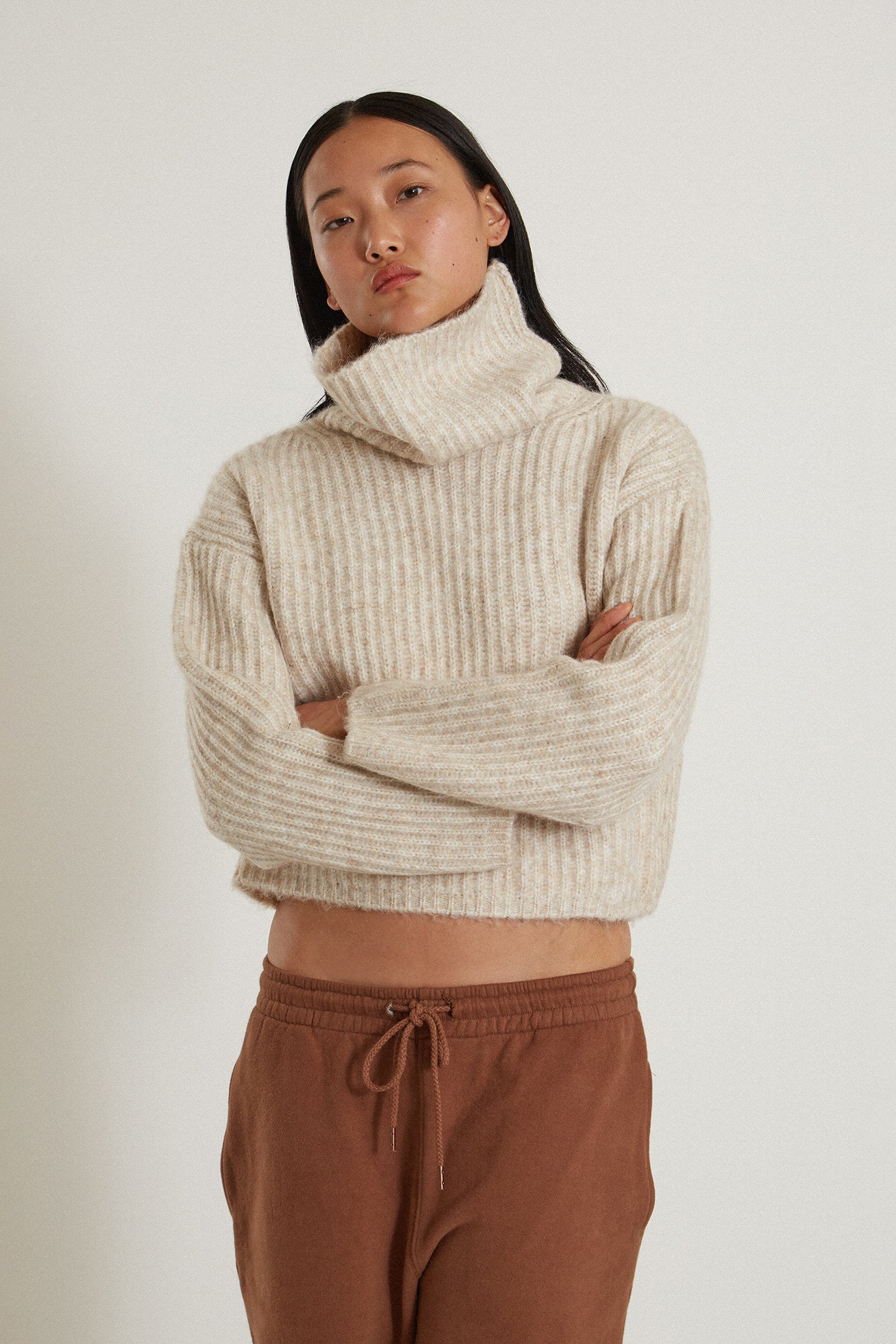 Cropped Ribbed Turtleneck Sweater
      
      

      $215

      $64.50 | Thakoon