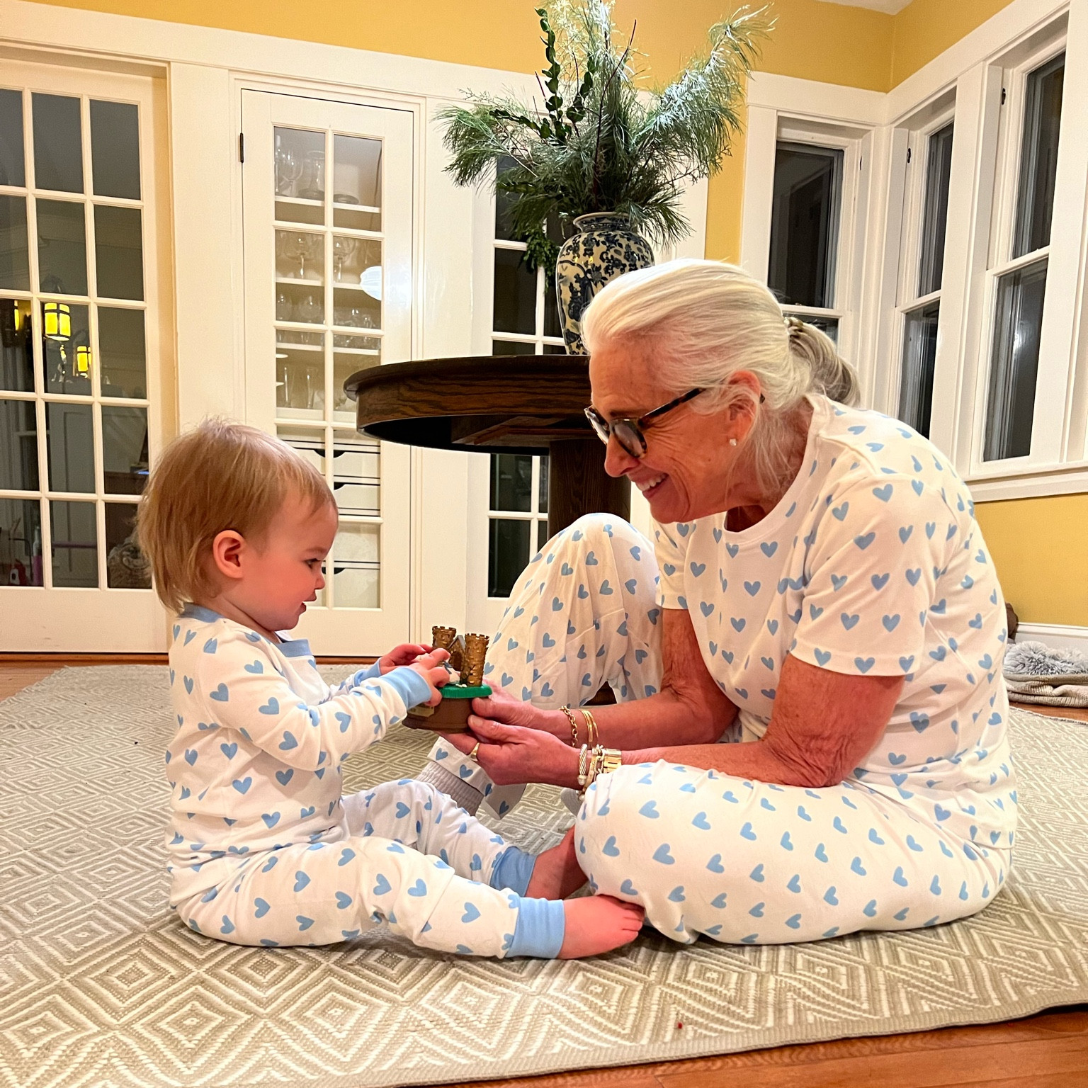 The coziest pajamas 💙🤍💙

#LTKkids #LTKsalealert #LTKunder100