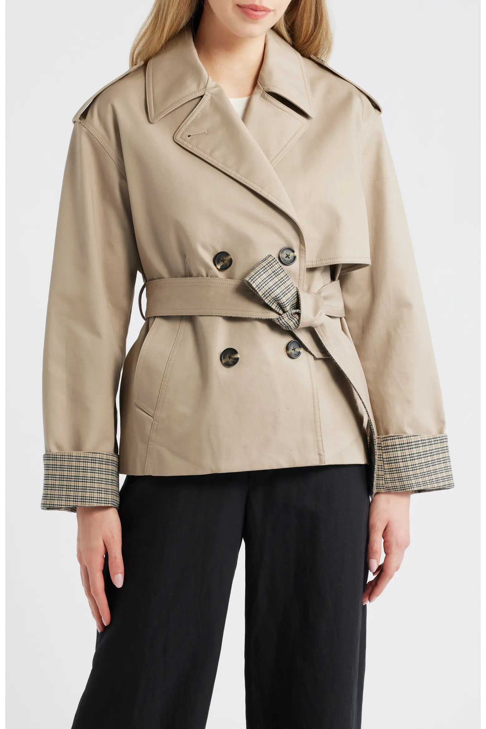 Bonnie Crop Trench Coat (Women) | Nordstrom | Nordstrom