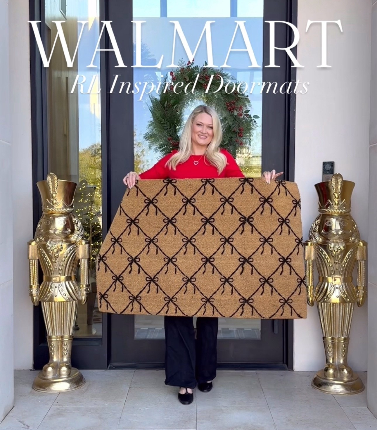 This is the larger size of the doormat which is still under $30. The standard size is only $12!

#LTKHoliday #LTKStyleTip #LTKHome