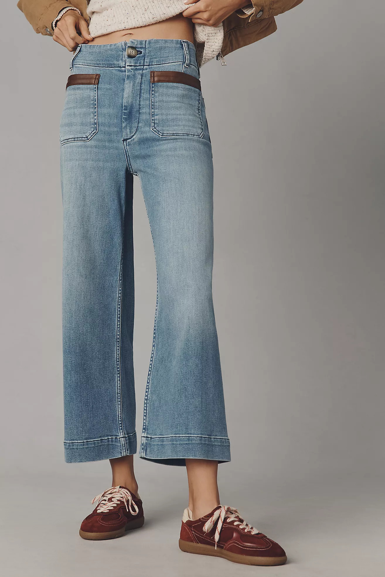 The Colette High-Rise Wide-Leg Jeans by Maeve | Anthropologie (US)