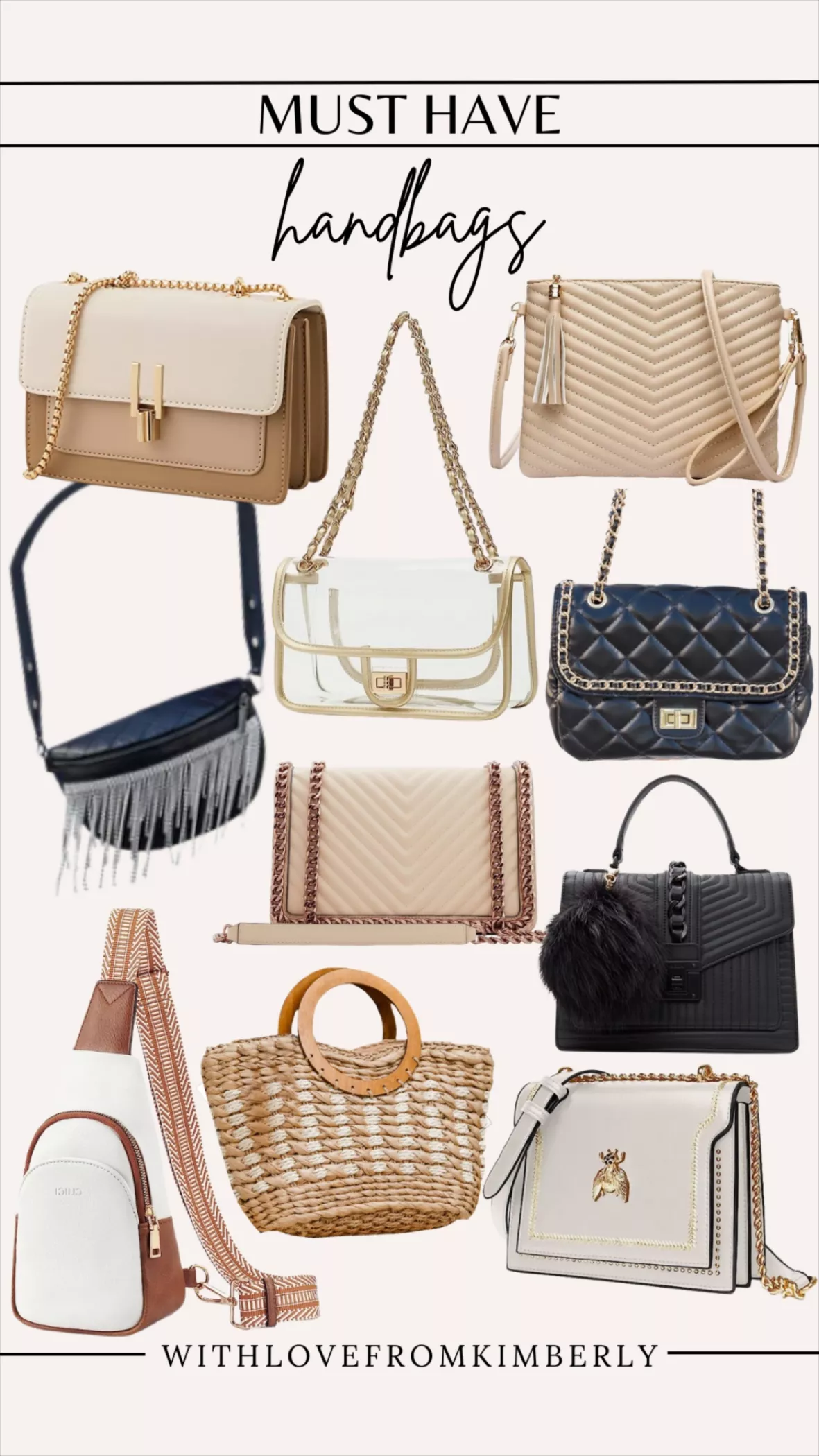 NPBAG Small Purse, Crossbody Bag for Women, Clutch Handbag Shoulder Bag  with Metal Chain Strap, Designer Trendy Lady Wallet