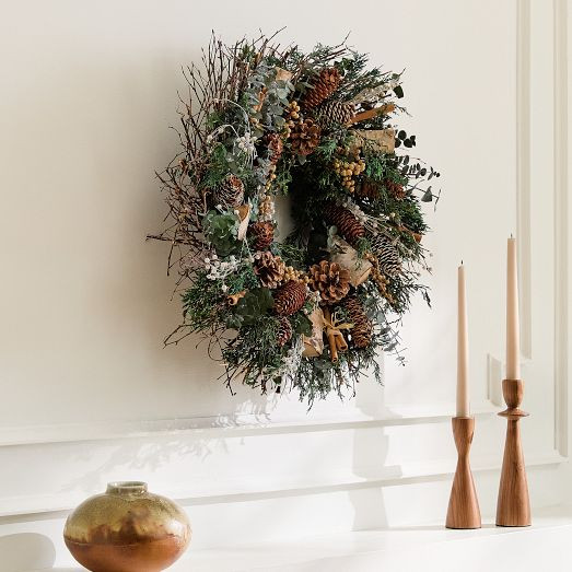 Winter Wonderland Dried Wreath | West Elm (US)