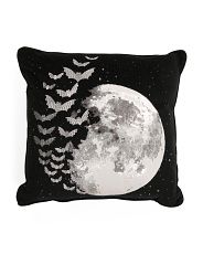 20x20 Foil Printed Velvet Night Sky Pillow | TJ Maxx