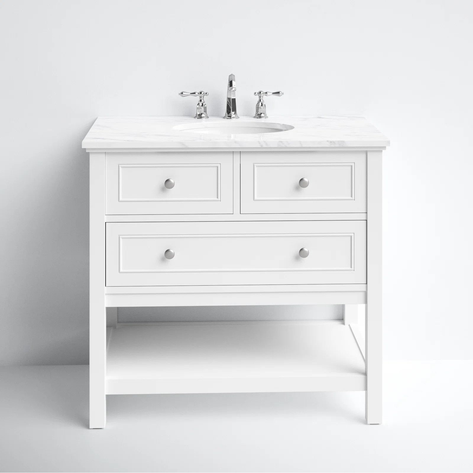 Joss & Main Voss 36" Single Bathroom Vanity Set & Reviews | Wayfair | Wayfair North America