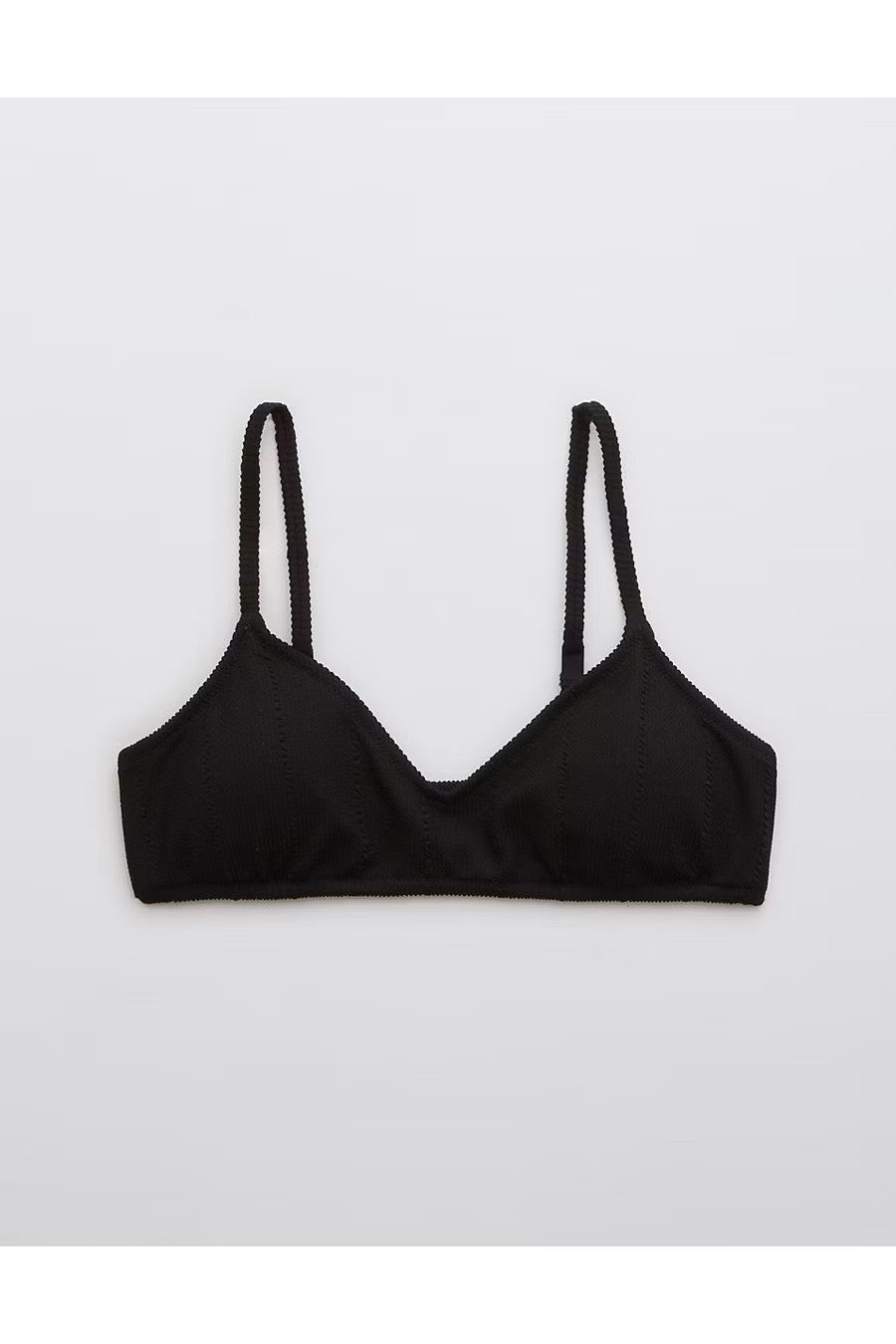 Aerie Crinkle V Scoop Bikini Top | American Eagle Outfitters (US & CA)