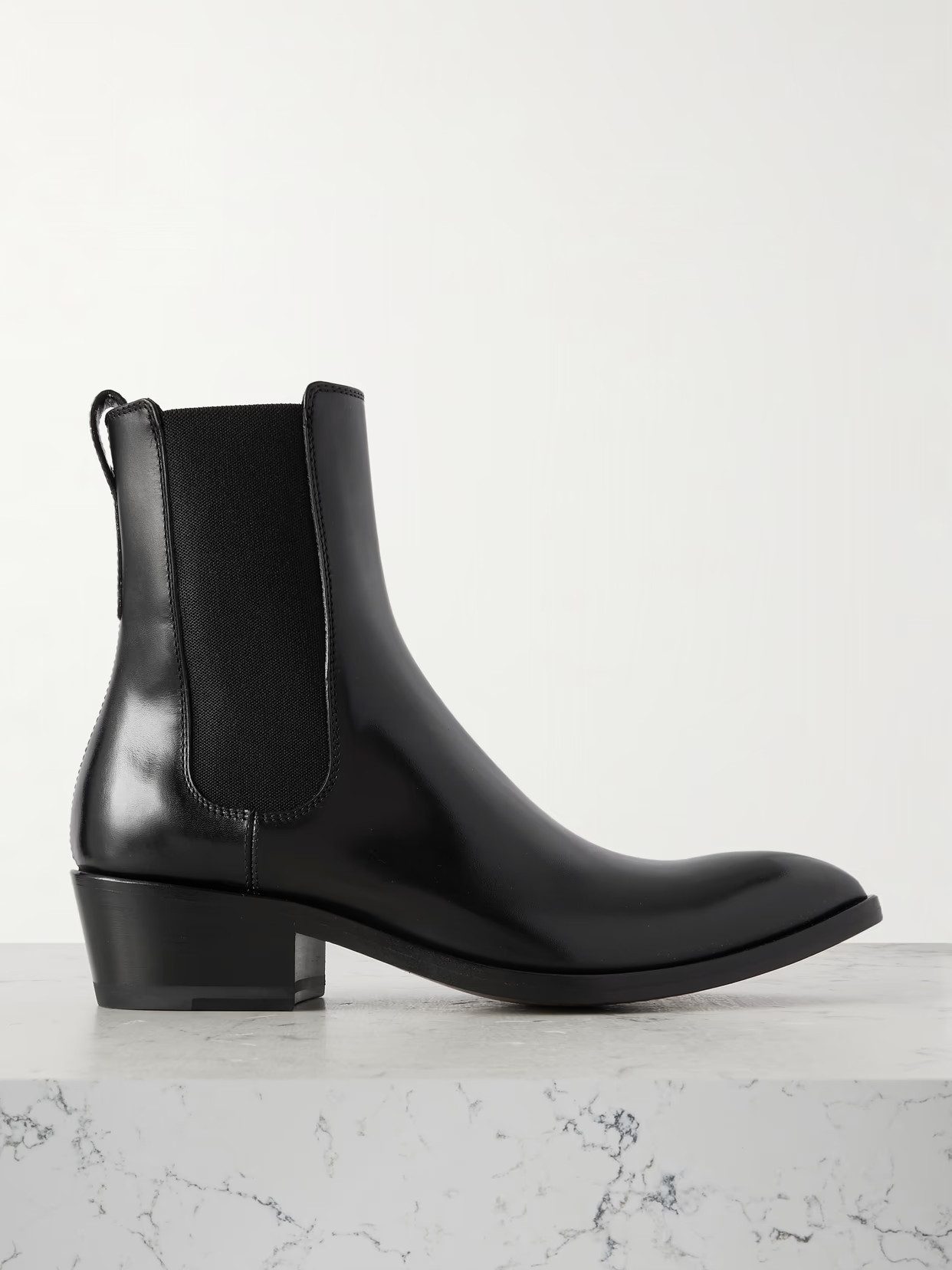 TOM FORD - Leather Chelsea Boots - Black | NET-A-PORTER (US)