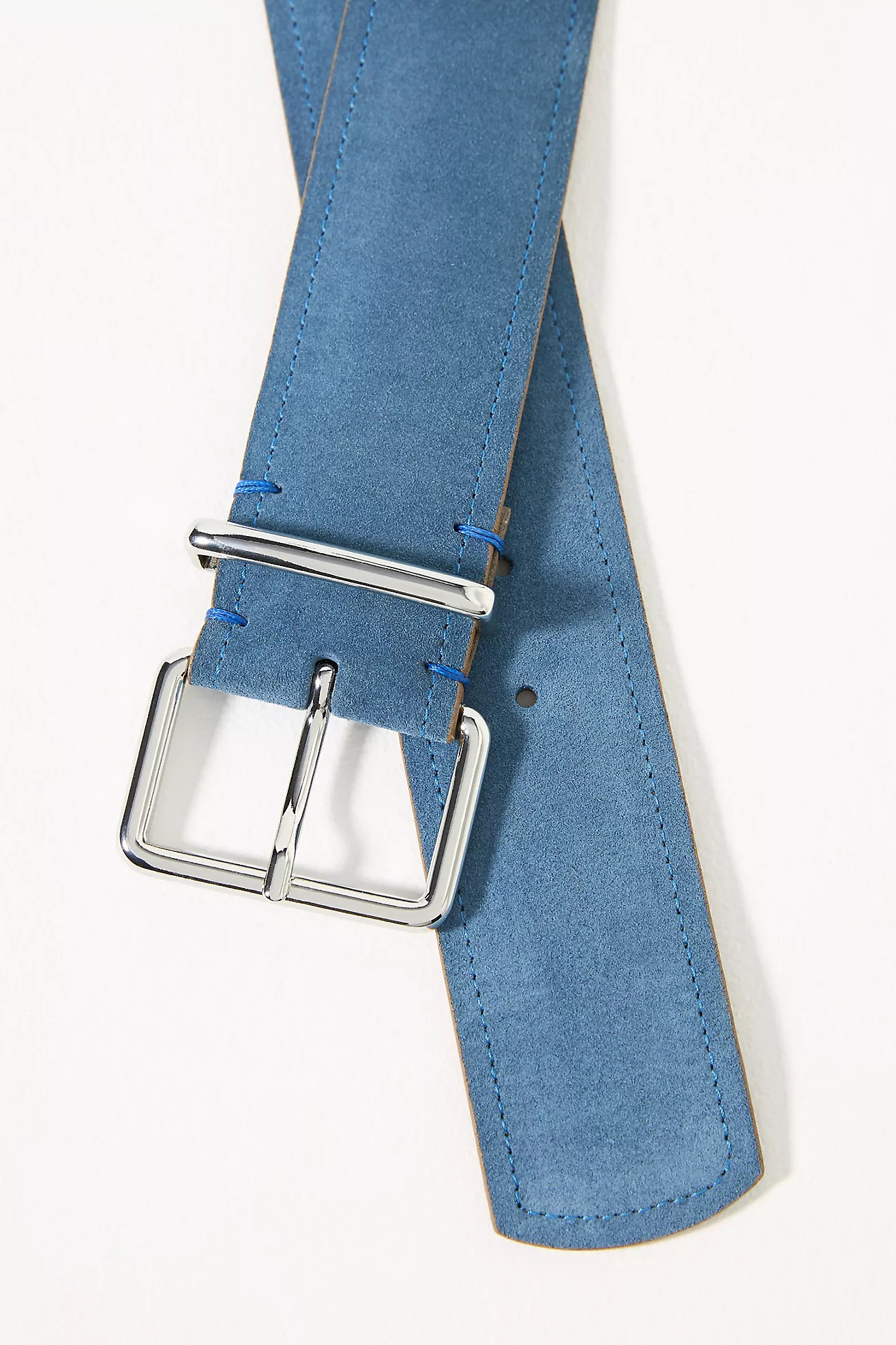 Square-Buckle Suede Belt | Anthropologie (US)
