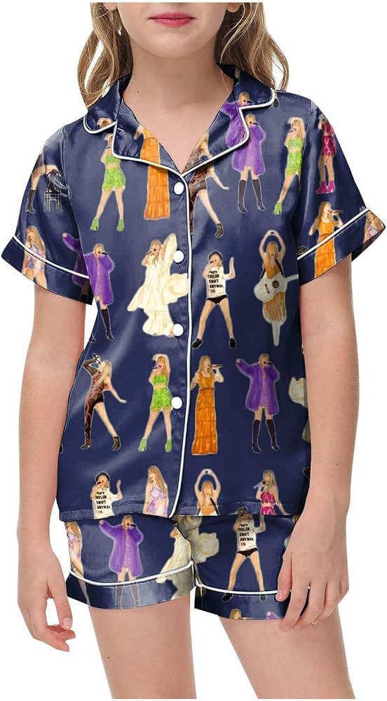 Music Lovers Pajamas 2 Piece Pjs Top and Shorts Set Party Outfits Concert Lounge Gifts | Amazon (US)