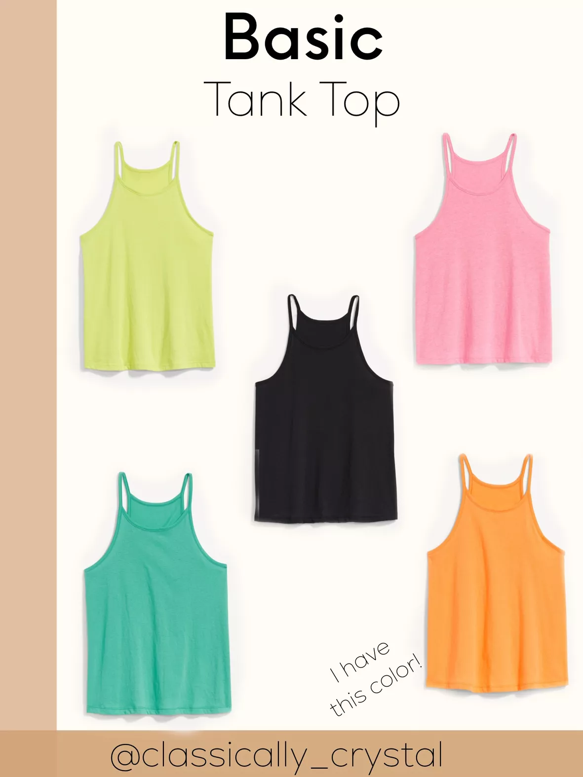Relaxed Halter Tank Top for Women curated on LTK