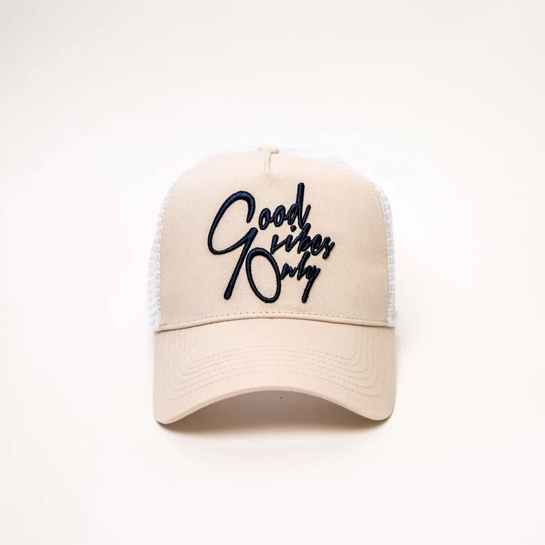Good Vibes Only Logo Design Hat Womens Hats Mens Hats - Etsy | Etsy (US)