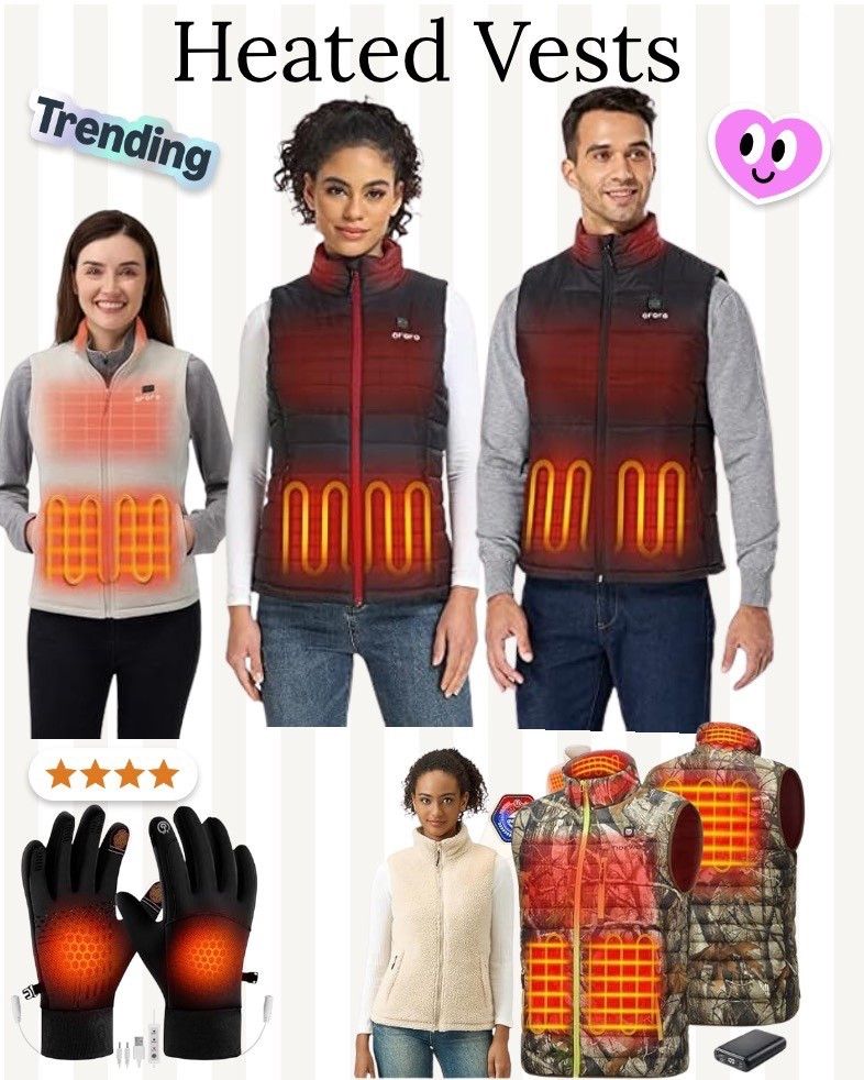 It is finally heated vest season. We love Ours so much. Everyone in the family has one and we get so much use out of them! 

#LTKSeasonal #LTKStyleTip