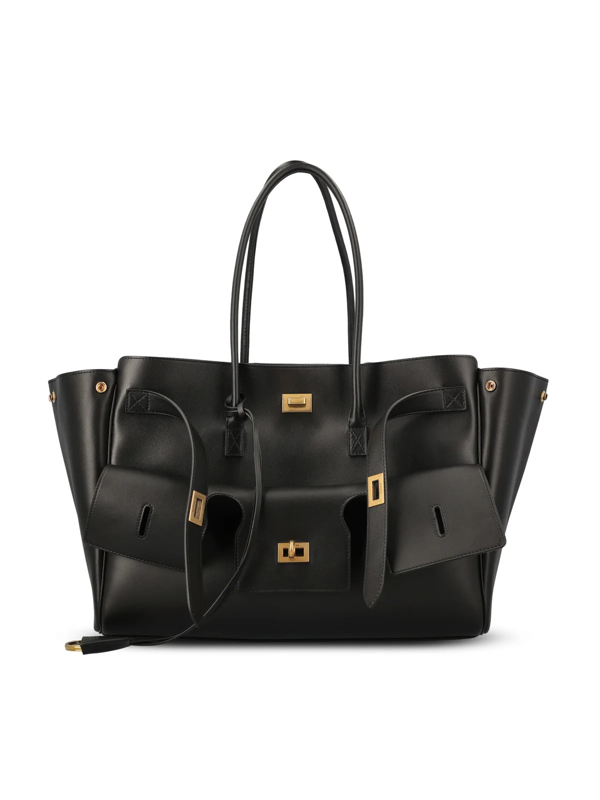 Balenciaga Bel Air Twist-Lock Medium Tote Bag | Cettire Global